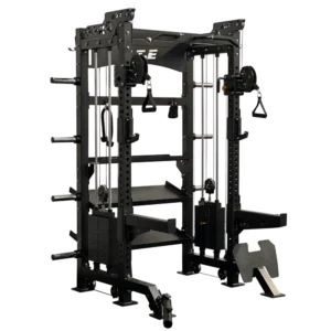 All-in-1 Half Rack with Functional Trainer